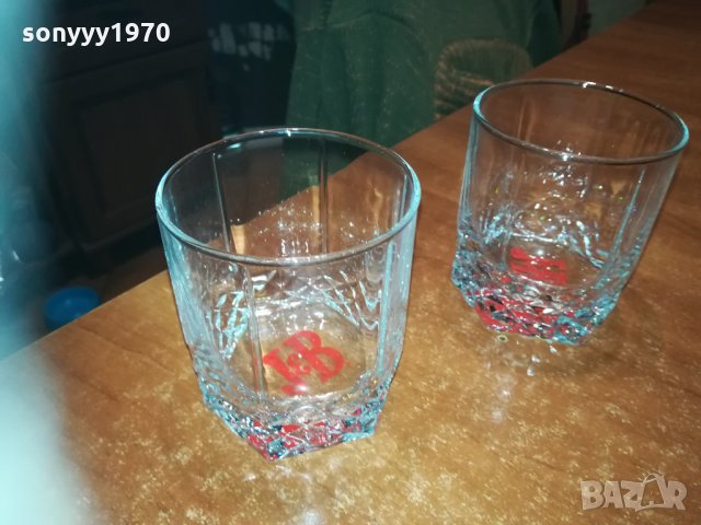J & B-2бр чаши за уиски 1111211112, снимка 2 - Колекции - 34768459