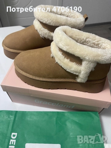 Дамски зимни обувки Deichmann – като нови, снимка 2 - Дамски боти - 53065699