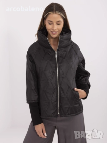 Дамско ватирано яке с дълги маншети, 3цвята , снимка 6 - Якета - 51827433