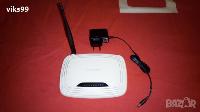 WiFi Рутер TP-Link TL-WR740N v4.28 , снимка 2 - Рутери - 42134780