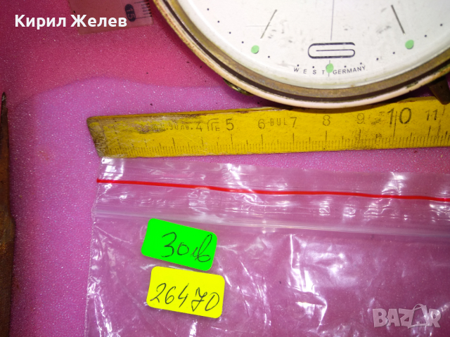 BLESSING REPEAT ALARM WEST GERMANY Стар РЯДЪК МОДЕЛ КОЛЕКЦИОНЕРСКИ МЕХАНИЧЕН НЕМСКИ БУДИЛНИК 26470, снимка 12 - Антикварни и старинни предмети - 44549441