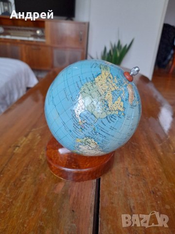 Стар глобус #4, снимка 3 - Антикварни и старинни предмети - 41828032