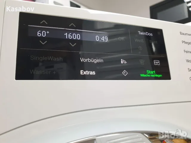 Miele 1600rpm 9кг Wi-Fi TwinDos Пералня Миеле 12м Гаранция, снимка 2 - Перални - 55872589