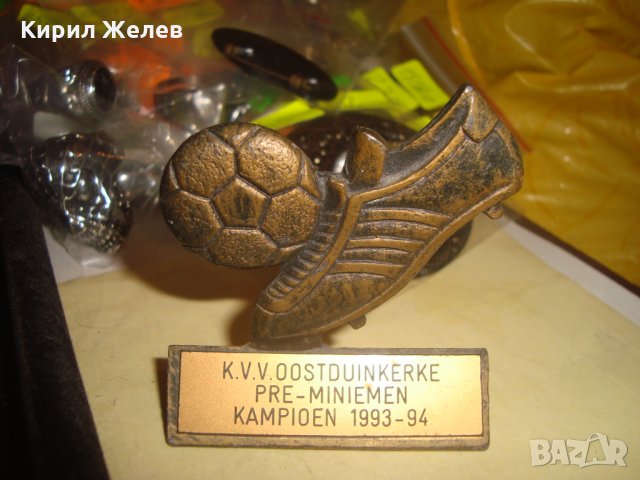 1994г. БРОНЗОВ ФУТБОЛЕН СУВЕНИР ПАМЕТЕН ТРОФЕЙ ФУТБОЛ СПОРТ 5866, снимка 7 - Колекции - 34339964