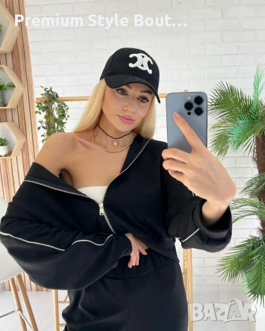 шапка с козирка celine