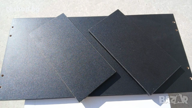 Черна стойка за монитор с отделение Relaxdays немско производство, снимка 10 - Бюра - 53790720