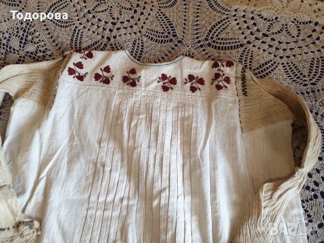 Автентична риза от народна носия, снимка 5 - Антикварни и старинни предмети - 41342543