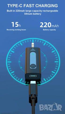 Микрофон за смартфон, безжичен, Фотоапарат, камера, 3.5mm, за Android, за IPhone, букса 3.5мм, жак, снимка 7 - Микрофони - 41942824