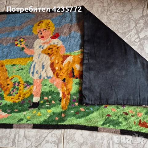 Ръчно изработен гоблен. Размер 90-47см. Цена 60€., снимка 2 - Декорация за дома - 53582649