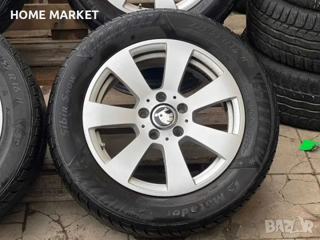 5х112 16 Джанти Skoda Superb Octavia ET 43 J 7 ЦО 57.1 с втулка Без криво и заварки , снимка 5 - Гуми и джанти - 53383568