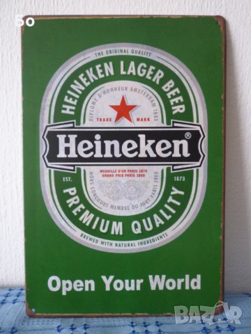 метална табела Heineken, снимка 5 - Колекции - 34362846