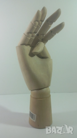 Дървена ръка със стави, артикулирана, снимка 12 - Декорация за дома - 52952315