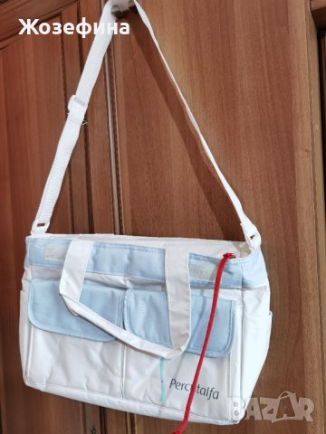 Чанта за детска количка в бяло и синьо, снимка 5 - Други - 40901964