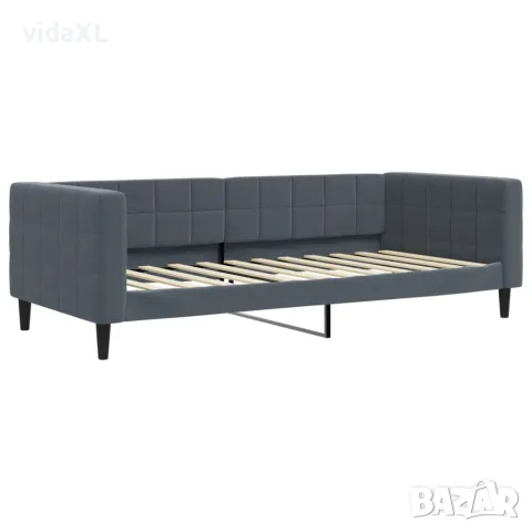 vidaXL Дневно легло с уширение и чекмеджета, без матрак, 100x200 см, снимка 6 - Спални и легла - 56146773