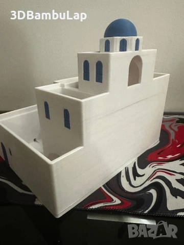 3D принтирана мини градина - Santorini Stair Garden Planter, снимка 3 - Декорация за дома - 53650776