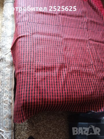 Ръчно тъкани стари - ленена черга и софралък, снимка 5 - Декорация за дома - 41911888