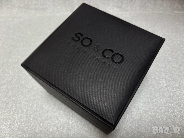 Перфектен! Мъжки Часовник SO&CO New York Хронограф, снимка 13 - Мъжки - 53604686