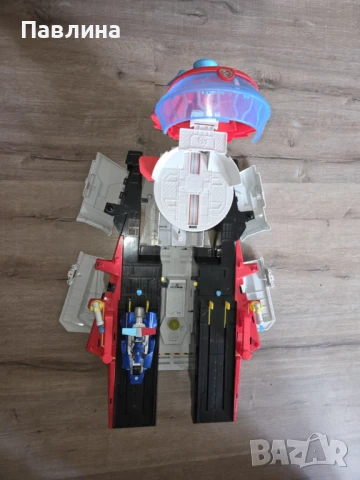 Paw Patrol: The Mighty Movie - Щаб самолетоносач Aircraft Carrier, снимка 2 - Влакчета, самолети, хеликоптери - 51179048