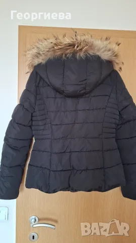 Яке с качулка ест.косъм, снимка 3 - Якета - 56241855