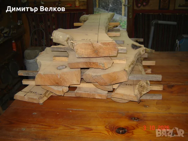 Продавам  дървен материал - орехови талпи - заготовки, снимка 6 - Други стоки за дома - 56357213