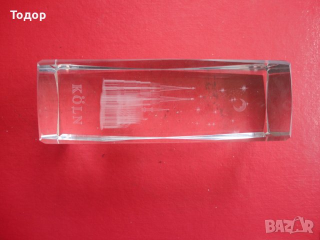 Страхотна кристална фигура катедрала Koln, снимка 5 - Статуетки - 41628071