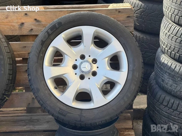 5х112 16 Цола Джанти Оригинални Mercedes C Class w203 Мерцедес Ц клас 5x112, снимка 3 - Гуми и джанти - 52633081