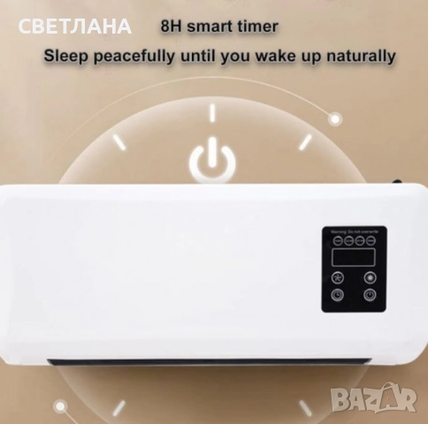 Печка за стенен монтаж с двойно предназначение – отопление и охлаждане, снимка 3 - Печки, фурни - 51447590