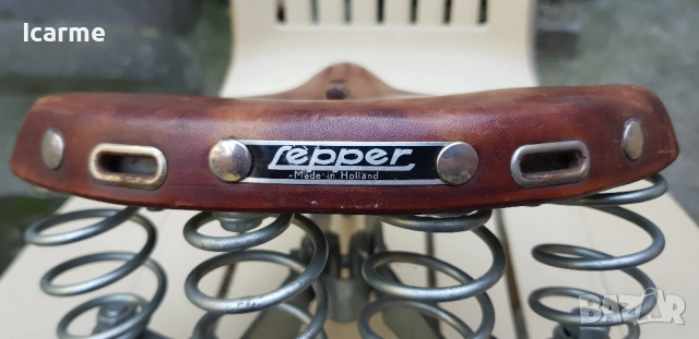 Ретро седалка Primus Lepper, снимка 3 - Части за велосипеди - 52255144