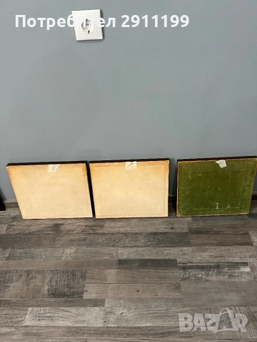 Картина с маслени бои, комплект от три, снимка 10 - Картини - 51785413