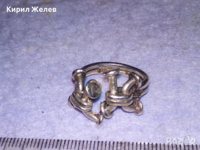 АРТИСТИЧЕН РЯДЪК ДИЗАЙН СРЕБЪРЕН ПРЪСТЕН СРЕБРО 925 РЕГУЛИРУЕМ РЪЧНА МАЙСТОРСКА ИЗРАБОТКА 28661, снимка 12 - Пръстени - 41342276