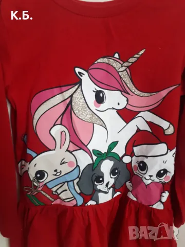 Коледна рокличка Н&М р-р 92/98, снимка 4 - Детски рокли и поли - 47736859