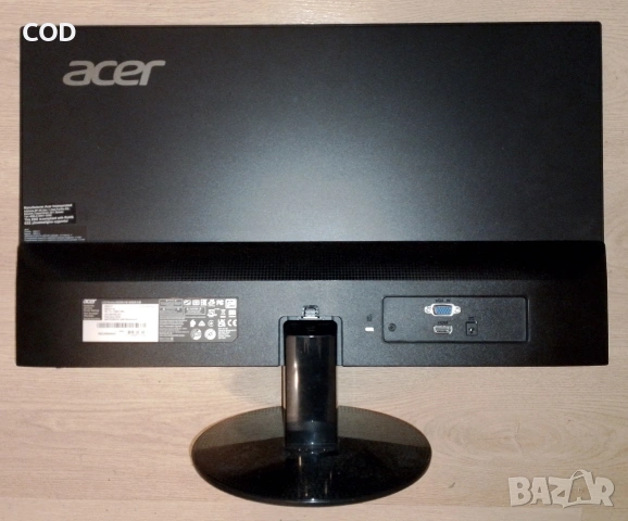Acer SB241Y - 24'', 1920 x 1080, 75 Hz, LED/IPS - перфектен, снимка 2 - Монитори - 53480553