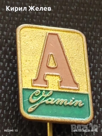 Пет значки стари редки CJAMIN, PLASTIKANT, DE RUYTER за КОЛЕКЦИЯ ДЕКОРАЦИЯ 37222, снимка 2 - Колекции - 50904411