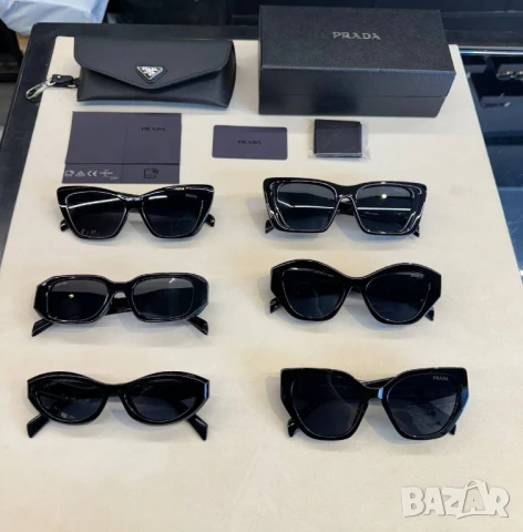 очила с черен обикновен калъф prada , снимка 8 - Слънчеви и диоптрични очила - 50608361