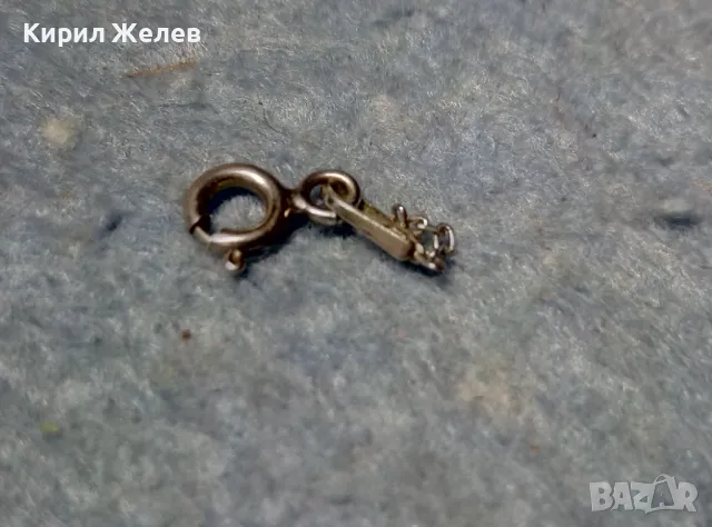 СТАРА СРЕБЪРНА ЗАКОПЧАЛКА СРЕБРО 925 КАРАБИНКА За ГРИВНА КОЛИЕ ВЕРИЖКА 49904, снимка 6 - Други - 49071097