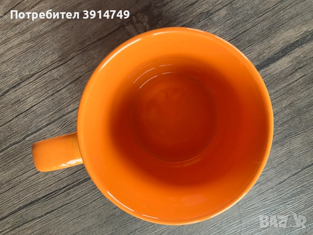 НОВА Керамична чаша, кафе/чай, солидна, висококачествена, здрава; есенни листа; 380 мл, снимка 3 - Чаши - 51743175