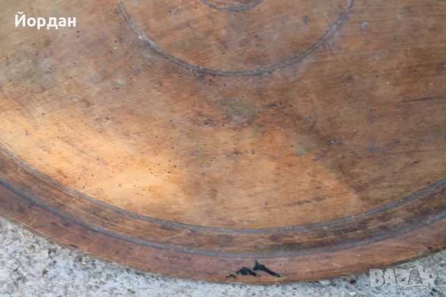 Огромна дървена паралия/софра, снимка 8 - Антикварни и старинни предмети - 48882619