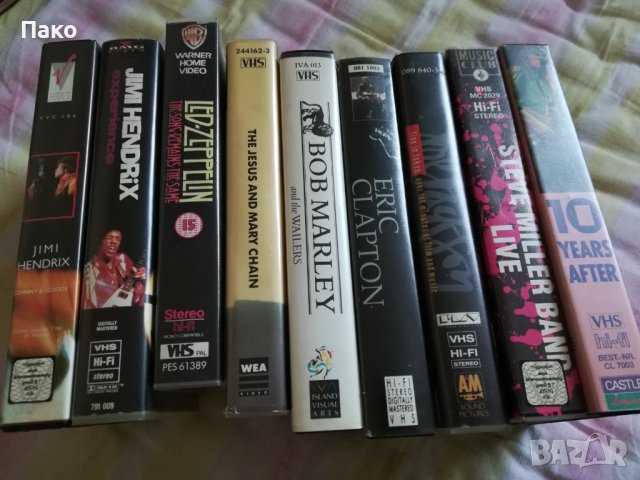 Оригинални VHS (видео) касети с концерти и музика, снимка 7 - Други музикални жанрове - 43986784