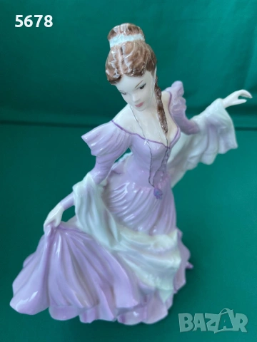 Порцеланова статуетка ,,Coalport”, снимка 10 - Статуетки - 53814785