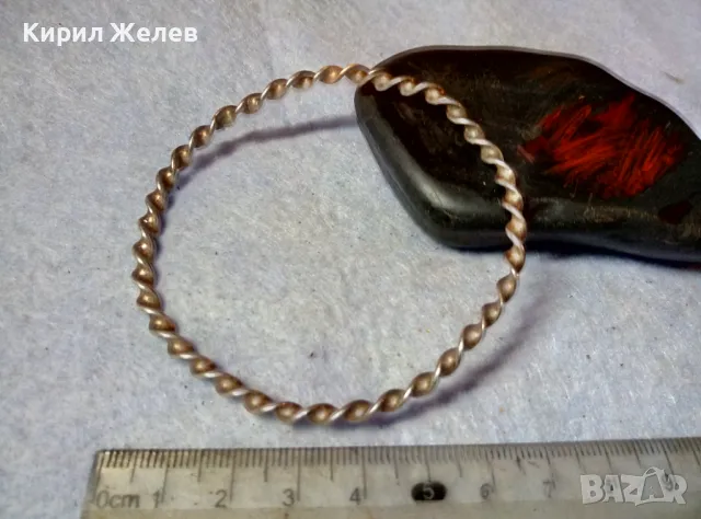 СТАРИННА СРЕБЪРНА ГРИВНА МНОГО ВИСОКА ПРОБА СРЕБРО РЕТРО ПЛЕТКА РЪЧНА МАЙСТОРСКА РАБОТА 34887, снимка 2 - Антикварни и старинни предмети - 48485606