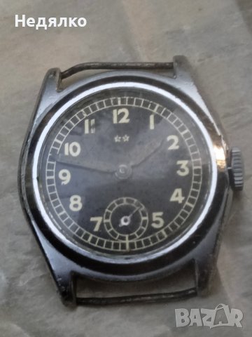 Много рядък немски ръчен часовник,военен, снимка 14 - Антикварни и старинни предмети - 42448628