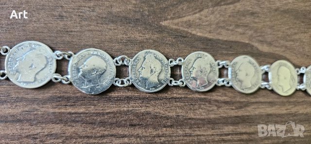 Уникална сребърна гривна , снимка 8 - Други ценни предмети - 39063633