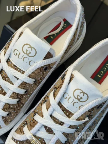 Gucci ⚜️Дамски Кецове , снимка 5 - Кецове - 55975677