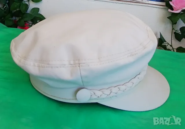 Мъжка бяла лятна шапка с козирка., снимка 8 - Шапки - 50329203