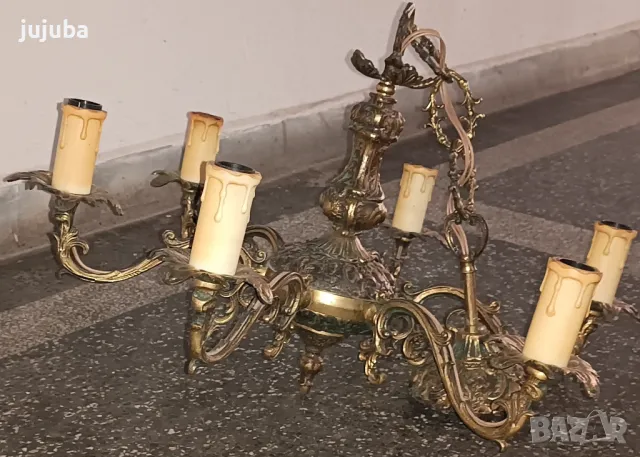 Бронзов Бароков Полилей, снимка 3 - Полилеи - 49883140