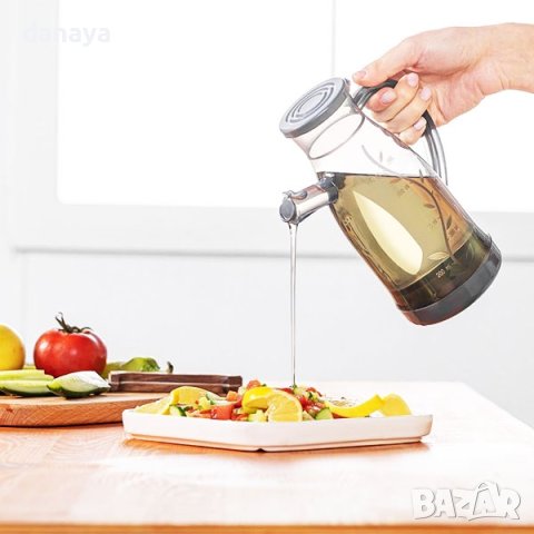 4056 Бутилка за олио или зехтин, 700 мл, снимка 8 - Прибори за хранене, готвене и сервиране - 42287659