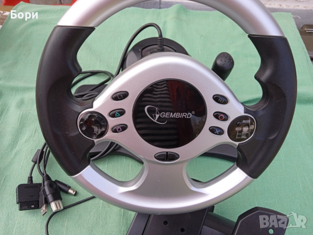 Волан скоростен лост педали PlayStation 2, Nintendo GameCube, XBOX,PC (USB), снимка 2 - Други игри и конзоли - 36260766