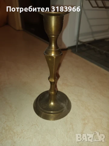 свещник от месинг № 1, снимка 1