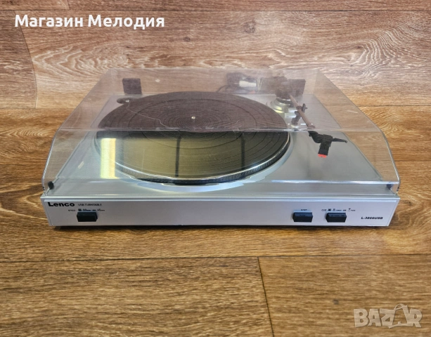 Грамофон Lenco L-3866 USB – С НОВА ИГЛА Turntable , снимка 2 - Грамофони - 53808430