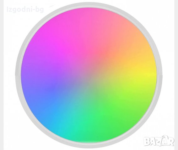 Смарт плафон с дистанционно - с черен или бял корпус, RGB, 2400K - 6000K, снимка 4 - Лампи за таван - 42490111